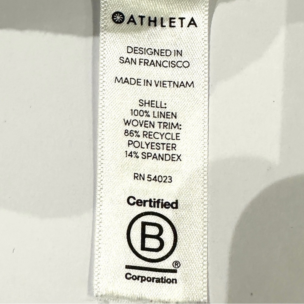 Athleta Gray Cabo Linen Jogger - Picture 7 of 9